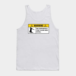 Funny Netball Quote Tank Top